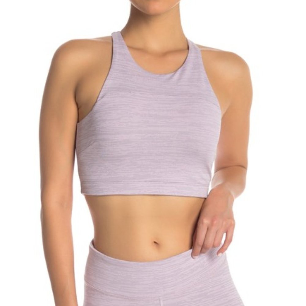 Outdoor Voices TechSweat Crop Top, M, Lilac